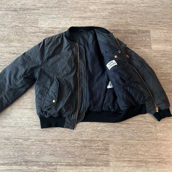 Vintage Acne Studios Men’s Distress Bomber Jacket - Picture 3 of 8